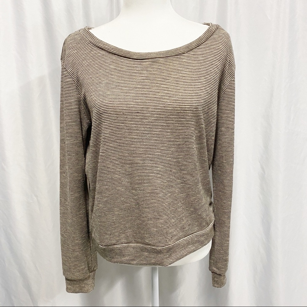 Piphany Highline Tan & Black Sweater